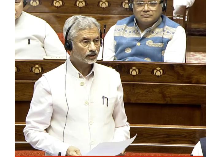 Jaishankar briefs Parliament
